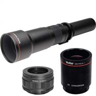 BM Premium High-Power 650mm-2600mm f/8 Manual Telephoto Lens for Nikon Z5, Z6, Z6 Mark II, Z7, Z7 Mark II Mirrorless Cameras
