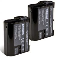BM Premium 2-Pack of EN-EL15 Batteries for Nikon D850, D7500, 1 V1, D500, D600, D610, D750, D800, D810, D810A, D7000, D7100, D7200 Digital SLR Camera