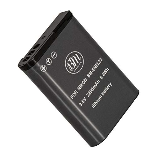  BM Premium EN-EL23 Battery for Nikon Coolpix B700, P900, P600, P610, S810c Digital Camera