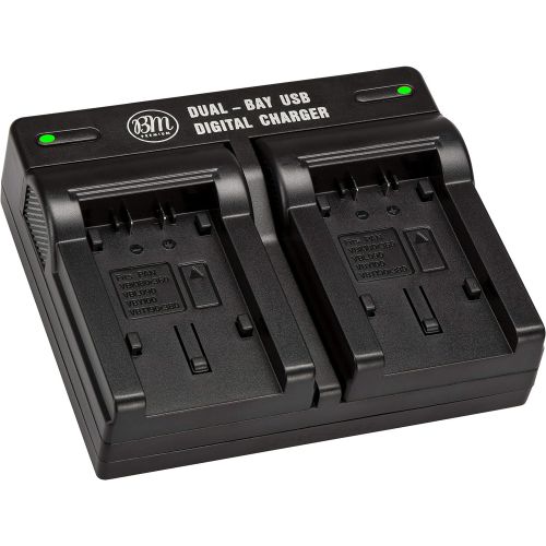  BM Premium VW-VBK180, VW-VBK360, VBT190, VBT380 USB Dual Battery Charger for Panasonic Camcorders