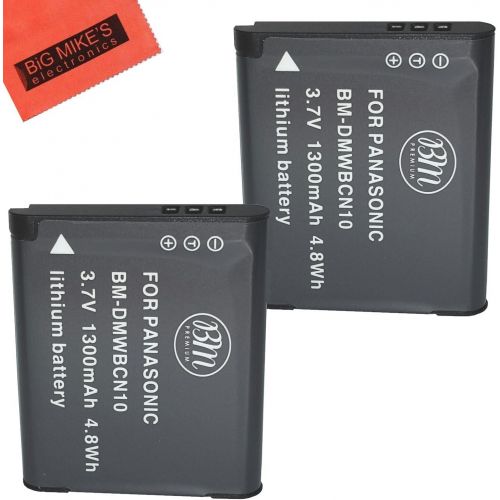  BM Premium 2-Pack of DMW-BCN10 Batteries for Panasonic Lumix DMC-LF1 Digital Camera