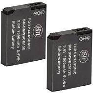 BM Premium 2 Pack of DMW-BCM13E Batteries for Panasonic Lumix DC-TS7, DMC-FT5A, LZ40, TS5, TS6, TZ37, TZ40, TZ41, TZ55, TZ60, DMC-ZS27, DMC-ZS30, DMC-ZS35, DMC-ZS40, DMC-ZS45, DMC-
