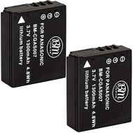 BM Premium 2-Pack of CGA-S007 Batteries for Panasonic DMC-TZ1, DMC-TZ2, DMC-TZ3, DMC-TZ4, DMC-TZ5, DMC-TZ11, DMC-TZ15, DMC-TZ50 Digital Camera