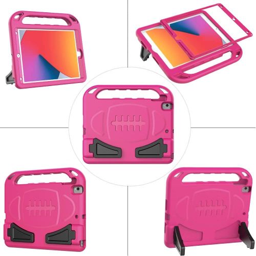  [아마존베스트]BMOUO New iPad 10.2 Case 2020/2019- iPad 8th/7th Generation Case with Built-in Screen Protector, Shockproof Light Weight Handle Stand Kids Case for iPad 10.2 2019/2020 Latest Model