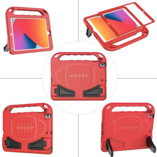  [아마존베스트]BMOUO Kids Case for New iPad 10.2 2020/2019 - iPad 8th/7th Generation Case with Built-in Screen Protector, Shockproof Light Weight Handle Stand Case for New iPad 10.2 2020/2019 Lat