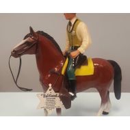 BMTVintageWares Hartland Toys Vintage 1950s Wyatt Earp and his Horse