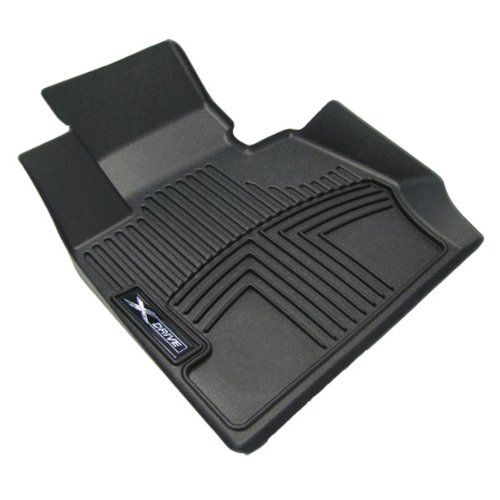  BMW All Weather Front Rubber Floor Liner Mats X1 XDrive - Black