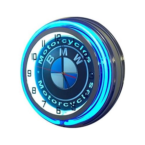  BMW Motorcycles Sign - 19 inch Neon Clock