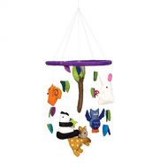 BNB Crafts Forest Animals Woodland Creatures Theme - Hanging Baby Nursery Decor Crib Mobile - Handmade !00%...