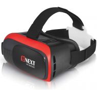 [아마존베스트]BNEXT VR Headset Compatible with iPhone & Android - Universal Virtual Reality Goggles for Kids & Adults - Your Best Mobile Games 360 Movies w/ Soft & Comfortable New 3D VR Glasses (Red)