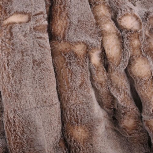  Home Soft Things BOON Oversized Luxury Faux Fur Throw, Otter, 50 x 70