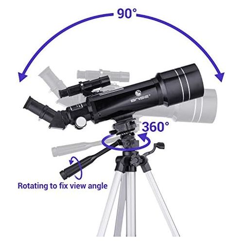  [아마존베스트]BNISE Refraktives Profi-Astronomie-Teleskop, HD-Hochvergroesserung, Dual-Use, geeignet fuer Erwachsene oder Kinder, tragbar und ausgestattet mit Stativ