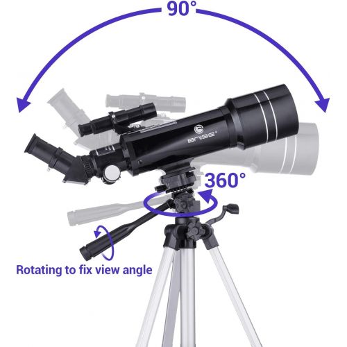  [아마존베스트]BNISE Refraktives Profi-Astronomie-Teleskop, HD-Hochvergroesserung, Dual-Use, geeignet fuer Erwachsene oder Kinder, tragbar und ausgestattet mit Stativ