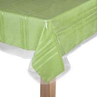 [아마존베스트]BNYD Clear Plastic Tablecloth Protector, Table Cloth Vinyl (54 x 54)