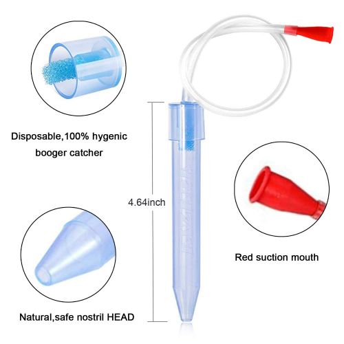  [아마존베스트]AIZARA Nasal Aspirator Snot Sucker for Baby Nose Cleaner for Infant with 24 Filters