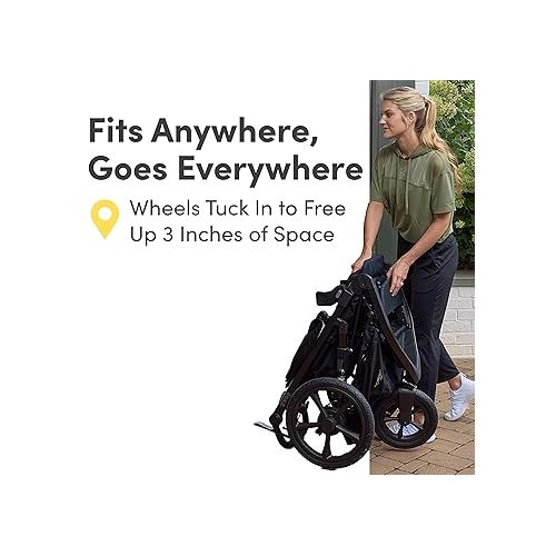  BOB Gear Wayfinder Travel System, Infant Car Seat and Stroller Combo, Nightfall