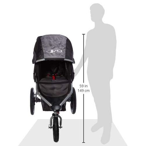  BOB Gear BOB Revolution Flex 2.0 Jogging Stroller; Black with Handlebar Console and Tire Pump