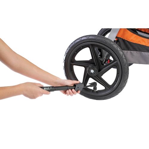  BOB Gear BOB Revolution Flex 2.0 Jogging Stroller; Black with Handlebar Console and Tire Pump