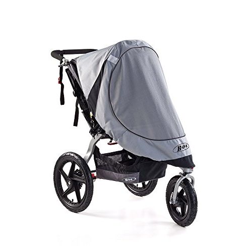  [아마존베스트]BOB Gear BOB Sun Shield for Single Swivel Wheel Strollers, Grey