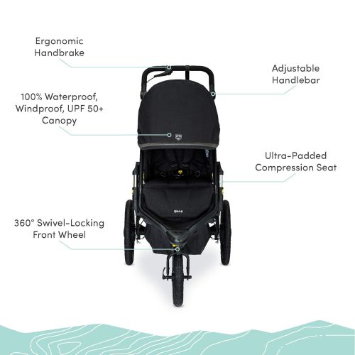  BOB Gear Alterrain Pro Jogging Stroller, Black