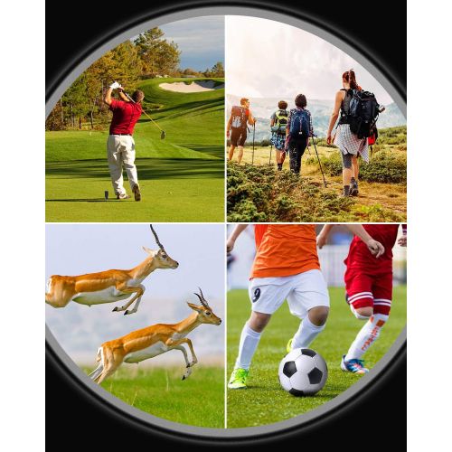  BOBLOV 650Yards Golf Rangefinder with Pinsensor 6X Magnification Support Vibration and USB Charging Flag Lock Distance Speed Measurement Range Finder