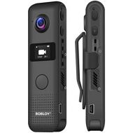 [아마존베스트]BOBLOV Mini Camera 1296P Body Camera Camcorder with WiFi/OLED Screen for Police/Motorcycle/Bicycle/Sport/Conference Recording (Black Built-in 32GB)