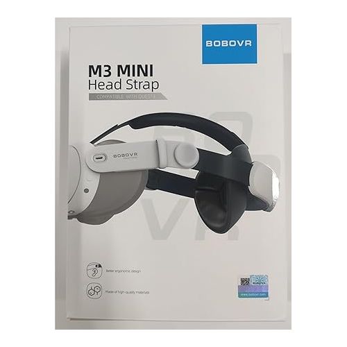  BOBOVR M3 mini Head Strap Accessories,Lightweight Design,Zero-Touch for Ears,Suitable for Sports Scenes (Compatible with Quest 3)