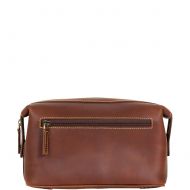 BOCONI Boconi Bryant Cargo Travel Kit (Antique Mahogany with Houndstooth)