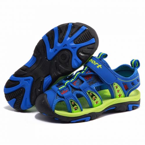  BODATU Boys and Girls Summer Outdoor Beach Sports Closed-Toe Sandals(Toddler/Little Kid/Big Kid)