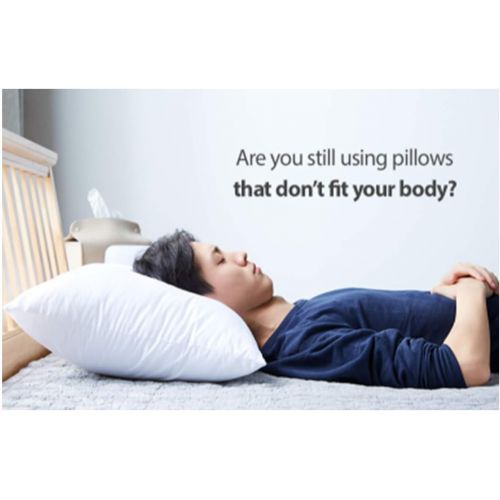  BODYLUV Pillow for Sleeping with Micro Airballs MAGIC COZY PILLOW Comfortable Super Soft Adjustable relief for Neck Pain Bed Pillow, Back Support, Machine Easy Washable, Home Goods