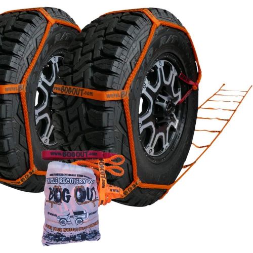  New. Vehicle Recovery Kit with Strap. Twin Pack by BOG Out. 4x4 Recovery Gear for Offroad Recovery. Turn Your Wheels into a Winch.