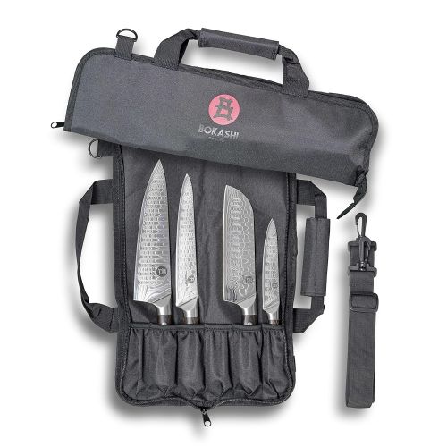  BOKASHI STEEL Bokashi Steel 6 Pocket Chef Knife Roll Bag (Bag Only)