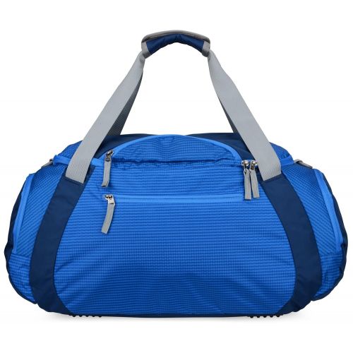  BOLANG Water Resistant Travel Duffel Tote Carry on Luggage Weekender Bag 8833 (One Size, Blue)