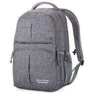 BOLANG College Backpack for Men Water Resistant Travel Backpack Women Laptop Backpacks Fits 16 inch Laptop Notebook 8459 (Grey)