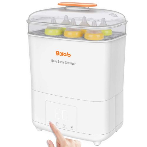  [아마존베스트]BOLOLO Bololo Baby Bottle Eletric Steam Sterilizer and Dryer with LED Panel Touch Screen, Drying time Control...