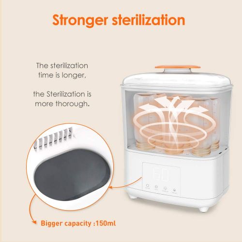  [아마존베스트]BOLOLO Bololo Baby Bottle Eletric Steam Sterilizer and Dryer with LED Panel Touch Screen, Drying time Control...