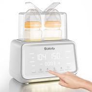 Baby Bottle Warmer Bololo Bottle Warmer for breastmilk 500W Stronger Power Fast Breast Milk Warmer Baby Food Heater with Timer for Twins 24H Temperature Control