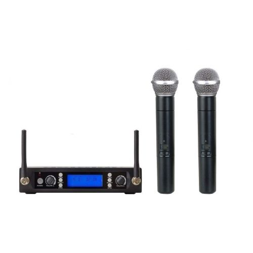  BOLY Boly BL3200 Church Cordless mics for Church UHF Professional 4 Microphone Wireless System Vocal Handheld mic for Karaoke DJ Churches Schools, Parties Presentation Speech