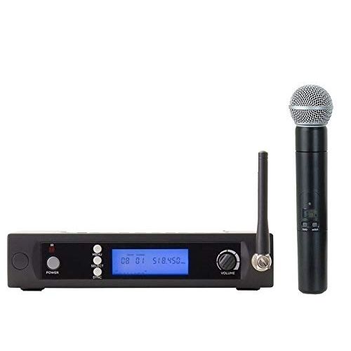  BOLY Boly BL3100 Cordless Microphones for Singing Professional UHF Wireless Microphone System with Metal Receiver and Single Handheld Mics