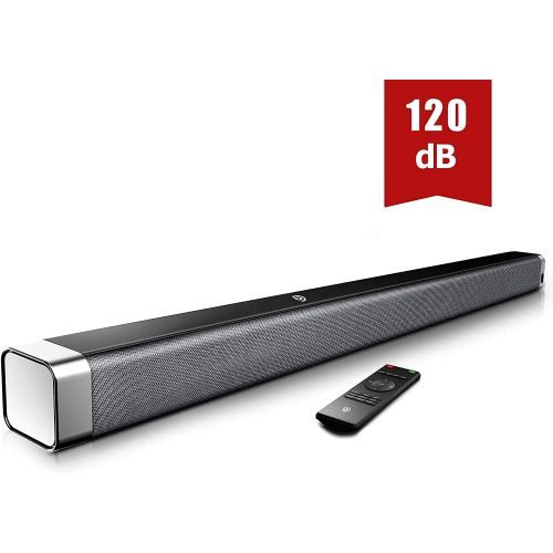  [아마존베스트]BOMAKER Bomaker 2.0 Channel Sound Bars for TV, Built-in Subwoofer, Bluetooth, 3D Surround Sound System, Optical, RCA Cable Included