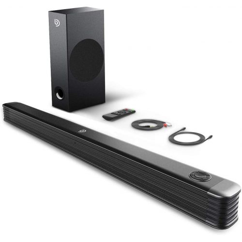  [아마존베스트]BOMAKER 2.1 Channel Sound Bar with Wireless Subwoofer and Bluetooth, Sound Bars for TV with Remote