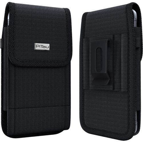  [아마존베스트]Bomea Rugged Nylon iPhone 8 6 6s 7 Holster Black Carrying Cell Phone Holder Belt Clip Holster Case Pouch for iPhone 8 / 6 / 6S / 7 (Fits iPhone with Otterbox Case /Lifeproof Case /