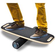 Bona Balance Board Trainer with Handle, Adjustable Stoppers - 5 Different Distance Options