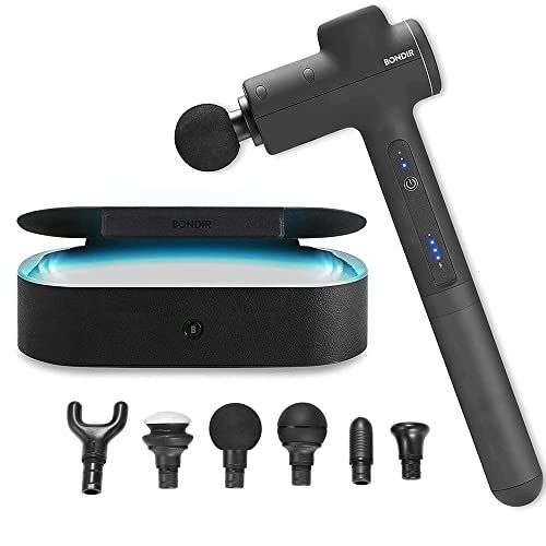  Bondir Massage Gun R2 Percussive Massager + Bondir Beyond UV+O3 Sanitizer Box (Black)