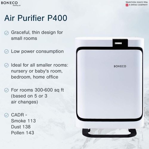  BONECO Air Purifier P400 with HEPA & Activated Carbon Filter