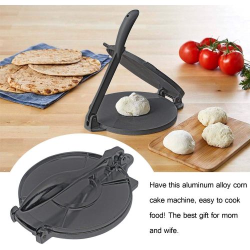  [아마존베스트]BONROB Cast Iron 6.5 Inch, Tortilla Maker, Press, Pataconera Seasoned for Corn, Flour or Gluten-Free Doughs, Black USA