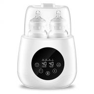 [아마존베스트]BOPEN Baby Bottle Warmer, Bottle Steam Sterilizer 6-in-1 Double Bottle Baby Food Heater for Evenly Warm Breast Milk or Formula, Intelligent LED Panel Control real-time Display of Fast Wa