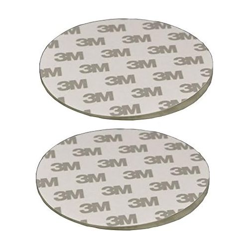  [아마존베스트]Bopai 80mm(3.15) Circular Adhesive Plastic Disc/One Side Coated Stick Pad for Suction Cup Items,2pcs