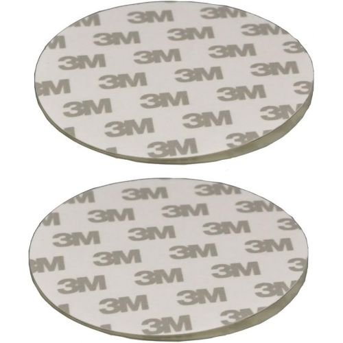  [아마존베스트]Bopai 80mm(3.15) Circular Adhesive Plastic Disc/One Side Coated Stick Pad for Suction Cup Items,2pcs