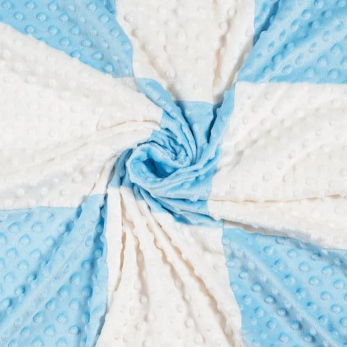  BORITAR Boritar Super Soft Throw Blanket for Both Adults and Children with Minky Raised Dotted, Blue 50 x...